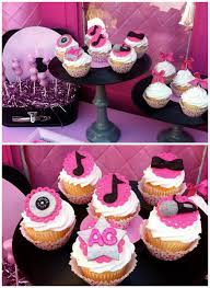 This ariana grande birthday party is amazing! Kara S Party Ideas Music Rock Star Party Planning Ideas Supplies Idea Cake Decorations