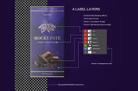 Download Chocolate Bar Packaging Mockup In Packaging Mockups On Yellow Images Creative Store PSD Mockup Templates
