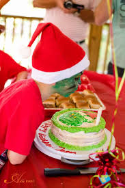 This fun reindeer cake is great for those who are looking for an alternative to the traditional fruit cake this christmas. How The Grinch Stole Christmas Birthday Party An Alli Event