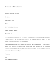 Non Acceptance Of Resignation Letter Templates At Allbusinesstemplates Com