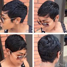 Short Black African American Hairstyles 35 Trendiest African American Hairstyles In 2018 Part 25 Short Pixie Wigs Short Hair Styles Pixie Short Pixie Haircuts