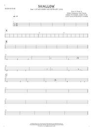 The widest selection of bass guitar tabs, lead sheets and downloadable bass guitar tabs in the world! Shallow Tablature For Bass Guitar Playyournotes