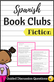 This Packet Includes Spanish Guided Discussion Questions For Students To Use During Their Fiction Book Club Spanish Books Book Club Nonfiction Nonfiction Books
