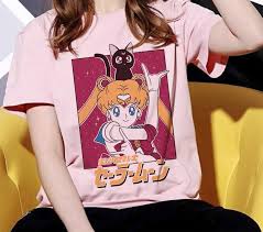 Its submitted by giving … Sailor Moon And Luna Aesthetic Anime Shirt Harajuku Kawaii Etsy