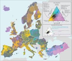 Population Structure In Europe Map Historical Maps Europe Map