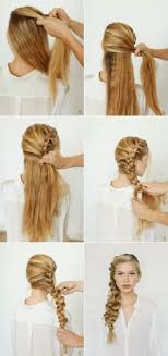 Tuto coiffure queue de cheval originale сoiffure facile a faire soi meme avec tresse filet. Modeles De Coiffure Coiffure Natte