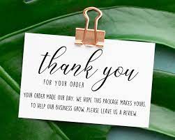 4.7 out of 5 stars54. Thank You For You Order Cards Paper Ballards