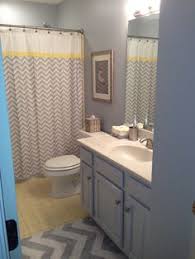 Add wonder and beauty to your bathroom by showcasing these hues in the form of floral wallpaper. 57 Ideas For Yellow And Grey Bathroom Redo Bathroom Redo Grey Bathrooms Bathroom Decor