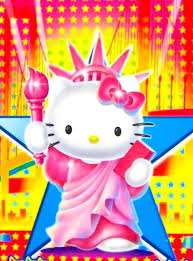 Hello Kitty The Statue Of Liberty Hello Kitty Wallpaper Hello Kitty Art Hello Kitty
