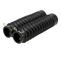 Manchon de protection anti-poussière pour moto, 2 pièces, caoutchouc  d'amortissement, fourche avant, amortisseur, couvercle anti-poussière,  guêtres, ...