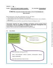 8 2.0 halatuju dan falsafah pendidikan dalam perkembangan pendidikan di malaysia selepas merdeka. Unit 6 Dasar Hala Tuju Pend Group B Nama Nur Ayuni Binti Abdul Rahim No Matrik D20141066438 Unit 6 Dasar Dasar Dan Hala Tuju Pendidikan Malaysia Course Hero