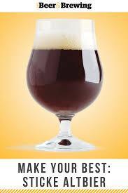 Make Your Best Sticke Altbier Beer Recipes Homebrew Home Brewing Beer Craft Beer Recipes