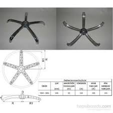 Buro Ofis Calisma Sandalye Koltuk Icin Tekerlekli Doner Yildiz Ayak Universal Plastikten Depolife Yasam Deposu