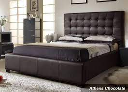 At Home Usa Athens Chocolate King Bed Ahu 017 Choc 02 King Bedroom Sets Platform Bedroom Sets Bedroom Set