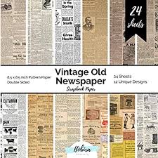 This craft could not be. Buy Vintage Newspaper Scrapbook Paper Pattern Paper Double Sided Craft Paper For Card Making Origami Art Craft Projects And Scrapbook Journal 24 Paper Craft Sheets Paperback March 23 2021 Online In Turkey B0914wwk3m