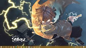 Perfect screen background display for desktop, iphone, pc, laptop, computer, android phone, smartphone, imac, macbook, tablet, mobile device. Breath Of Thunder Zenitsu Kimetsu No Yaiba Wallpaper Engine Tresnadev