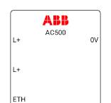 ABB AC500 S500 PLC PM571-ETH-V14x CPU, ETH, 2xRS232/485 ...