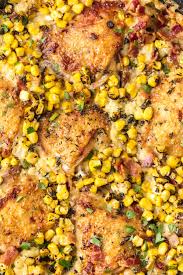 Tip in the couscous, then pour over. Chicken Couscous Recipe With Bacon Corn The Cookie Rookie