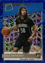 Cole Anthony 2020 Optic #165 Blue Velocity Price Guide
