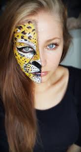 Leopard Makeup Facepaint Leopard Cat Makeupart Kinderschminken Mirjam Munstein Kinder Schminken Kinderschminken Schminken