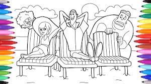 Mavis surprises dracula with a trip for the family on a luxury cruise ship. Hotel Transylvania 3 Summer Vacation Drac And Mavis Beach Vacation Coloring Pages Youtube