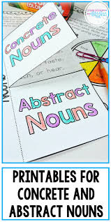 Do Your Students Know The Difference Between Concrete And Abstract Nouns If Not These Activities Ma Abstract Nouns Concrete And Abstract Nouns Concrete Nouns