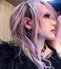 Visual Kei Heaven He Is Beautiful Jiluka Sena Visual Kei Japanese Hairstyle Men Hair Color