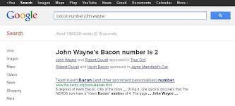 Google Saves The Planet By Adding Bacon Number Function