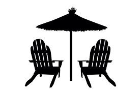Beach Chairs With Umbrella Graphic By Creativeshohor Creative Fabrica Beach Chair Umbrella Beach Chairs Umbrella