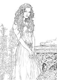 This is a hand drawn adult coloring book page. Pin On Tolkien Art
