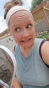 Frog enthusiast sharing handmade frog creation