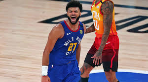 Jamal murray (denver nuggets) with a deep 3 vs the cleveland cavaliers, 02/19/2021. Jamal Murray Joins Michael Jordan Jerry West In Nba Playoff History And It Shouldn T Be A Surprise Cbssports Com