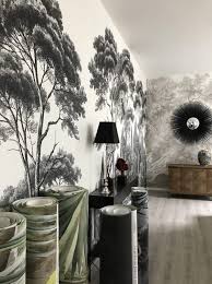 showroom ananbo papiers peints paris papier peint papier peint panoramique idee deco couloir