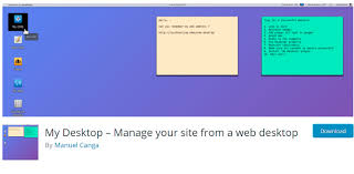 Convierte tu WordPress en un Desktop con My Desktop plugin