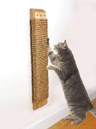 Treeline Design Wall Mounted Cat Scratching Post Cat Scratching Post Cat Climbing Wall Cat Scratching