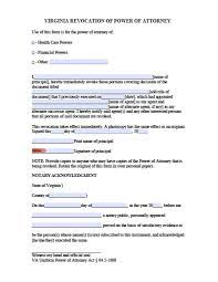 Connection with a proceeding before the department of veterans affairs with respect to benefits under laws administered by the department. Virginia Revocation Power Of Attorney Form Power Of Attorney Power Of Attorney