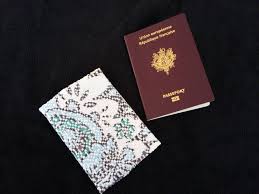 Protege Passeport Porte Passeport Etui Passeport Housse De Etsy Passport Holder Passport Personalized Items