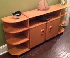 Mid Century Modern Heywood Wakefield Cabinet Bookcase Set 3 Pieces Heywood Wakefield Furniture Wakefield Furniture Heywood Wakefield