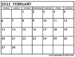 March 2022 Calendar Printable