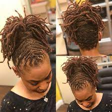 Crowned Magenta And Teal Give Me Life Locsbyroxie Crowned Columbusloctician Womenlo Short Locs Hairstyles Locs Hairstyles Dreadlock Hairstyles Black