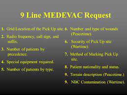9 Line Medevac Instructor Ssg Rosales Ppt Download