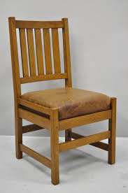 With mission dining room furniture, you can enjoy dining in style. Mission Style Dining Room Chairs 3 For Sale On 1stdibs