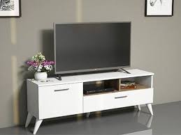 Sinba Tv Sehpasi Beyaz 120 Cm Tv Teak Tv Unitesi