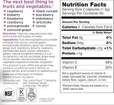 Juice Plus Orchard Garden Vineyard Blen Capsules Juice Plus Juice Plus Berry Capsules Grapes Calories