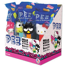 Pez Candy Hello Kitty Assortment Candy Dispenser Plus 2 Rolls Of Assorted Fruit Candy Box Of 12 Walmart Com Pez Candy Candy Dispenser Hello Kitty