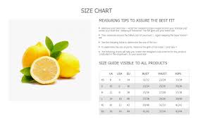 Size Chart Fibergourmet