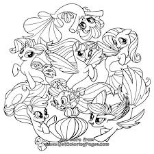 My Little Pony Movie Coloring Pages Seaponies My Little Pony Coloring My Little Pony Movie Mermaid Coloring Pages