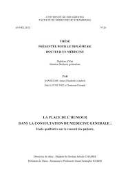 Cet article est réservé aux abonnés. La Place De L Humour Dans La Consultation These Img