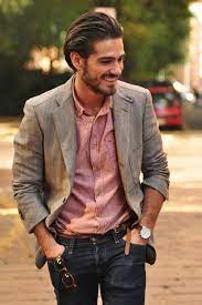 Polished Casual Mens Fashion Edgy Well Dressed Men Grey Sport Coat