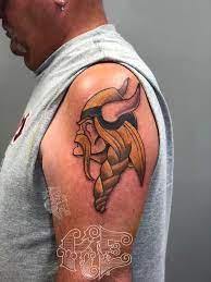 Viking mythology has always been popular, but with modern references in popular culture such as the tv series vikings and characters like thor in the marvel movies, it's no surprise that viking tattoo designs, which have always been out there, have seen a huge recent resurgence. Latest Minnesota Vikings Tattoos Find Minnesota Vikings Tattoos